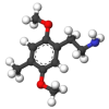 Chemical structure of 2C-D