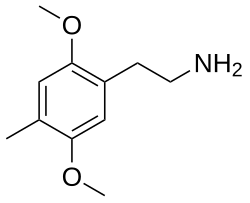 Chemical structure of 2C-D