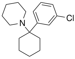 Chemical structure — 3-Cl-PCP Chemical structure of 3-Cl-PCP