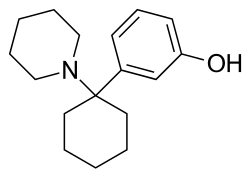 Chemical structure — 3-HO-PCP Chemical structure of 3-HO-PCP
