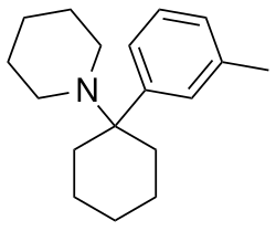 Chemical structure — 3-Me-PCP Chemical structure of 3-Me-PCP