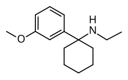 Chemical structure — 3-MeO-PCE Chemical structure of 3-MeO-PCE